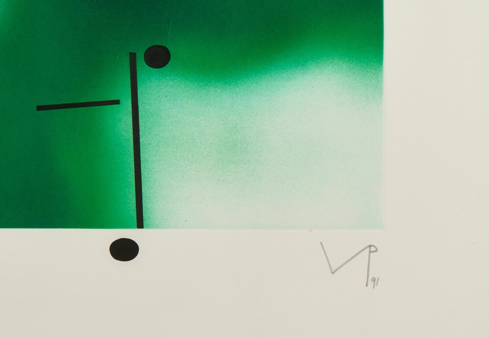 Victor Pasmore (1908–1998) - Untitled - Etching and aquatint on paper - 1991 For Sale 2