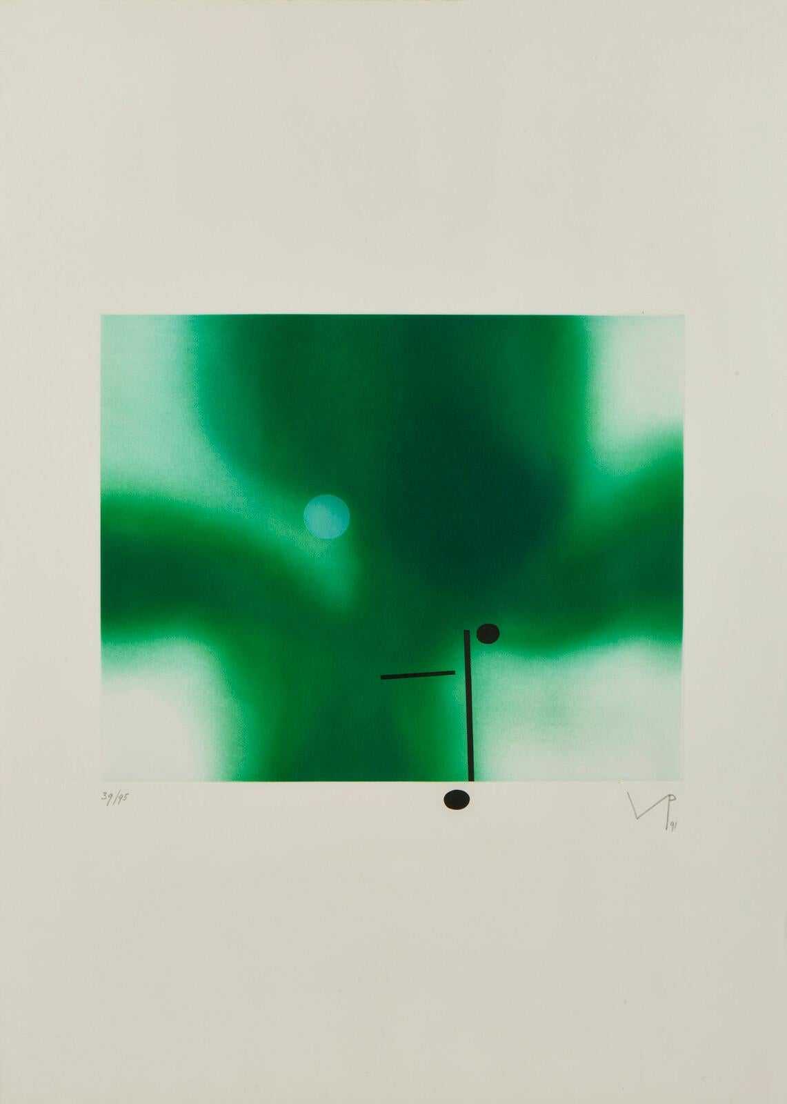 Victor Pasmore (1908–1998) - Untitled - Etching and aquatint on paper - 1991