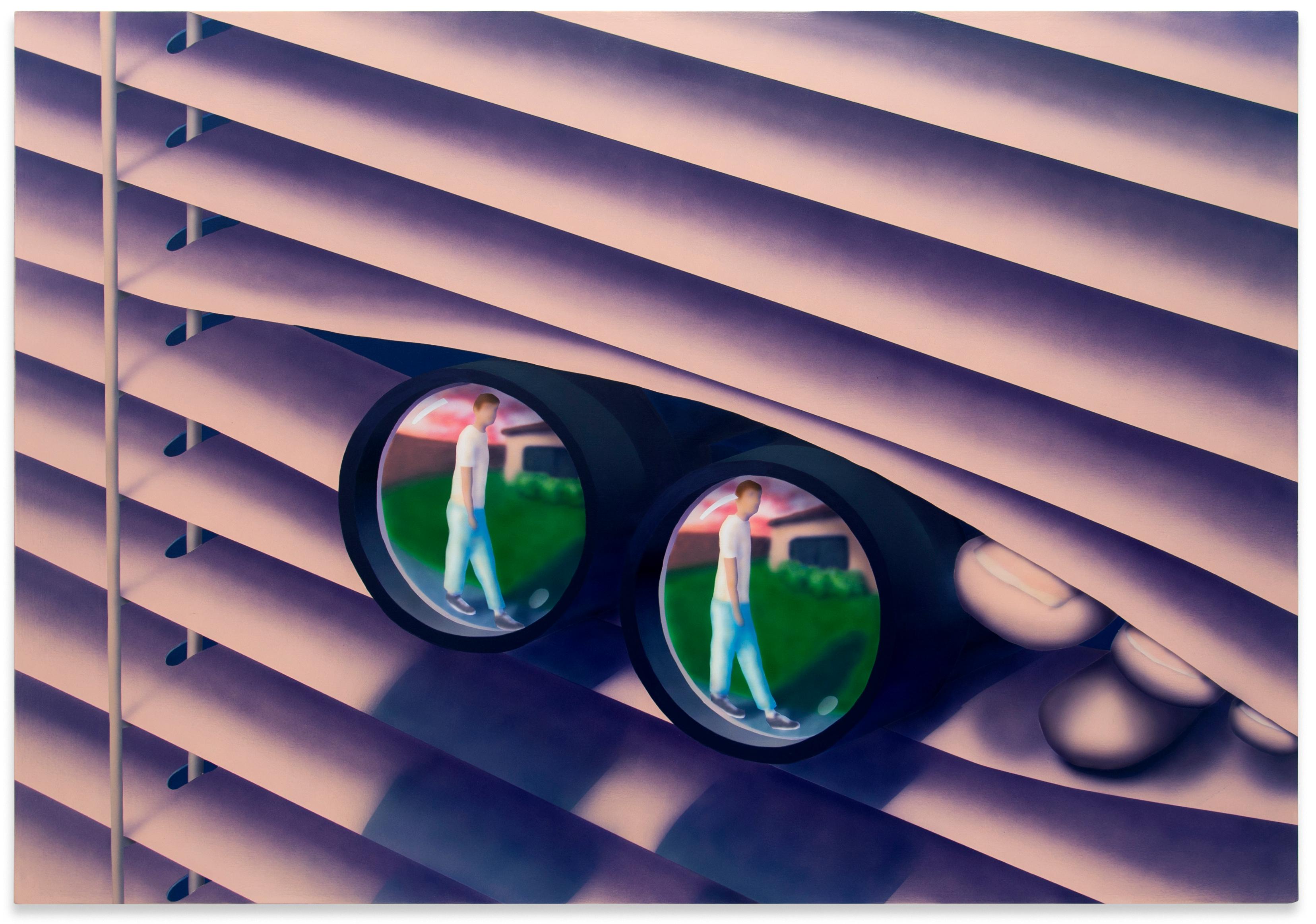 „Watching You“ 2022 – Painting von Victor Perez