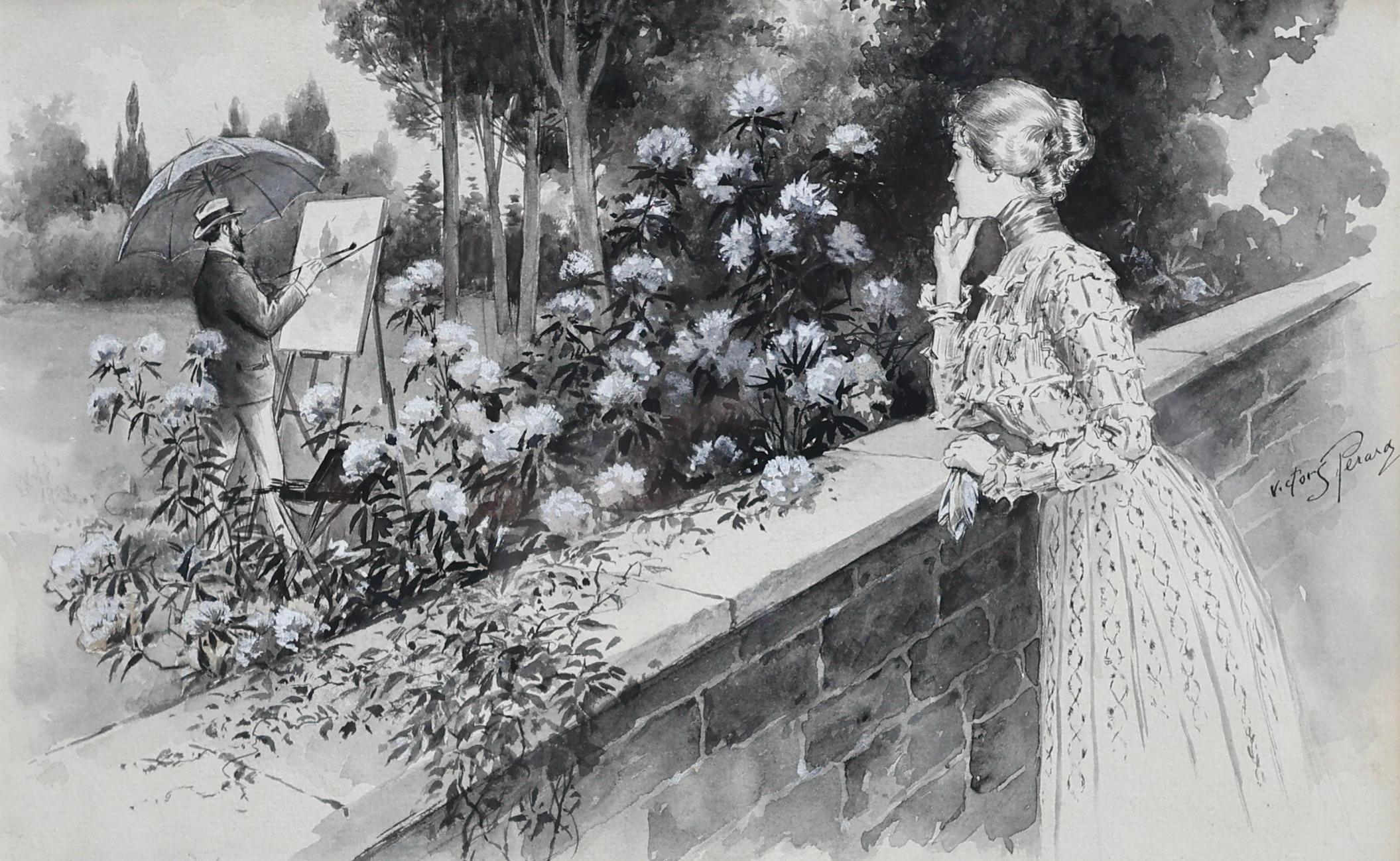 "Felicita" – Painting von Victor Pernard