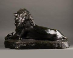 Victor PETER ''1840-1918'' : ""Le Lion et le Rat"", Bronze Fonte Susse Frère 1910-20