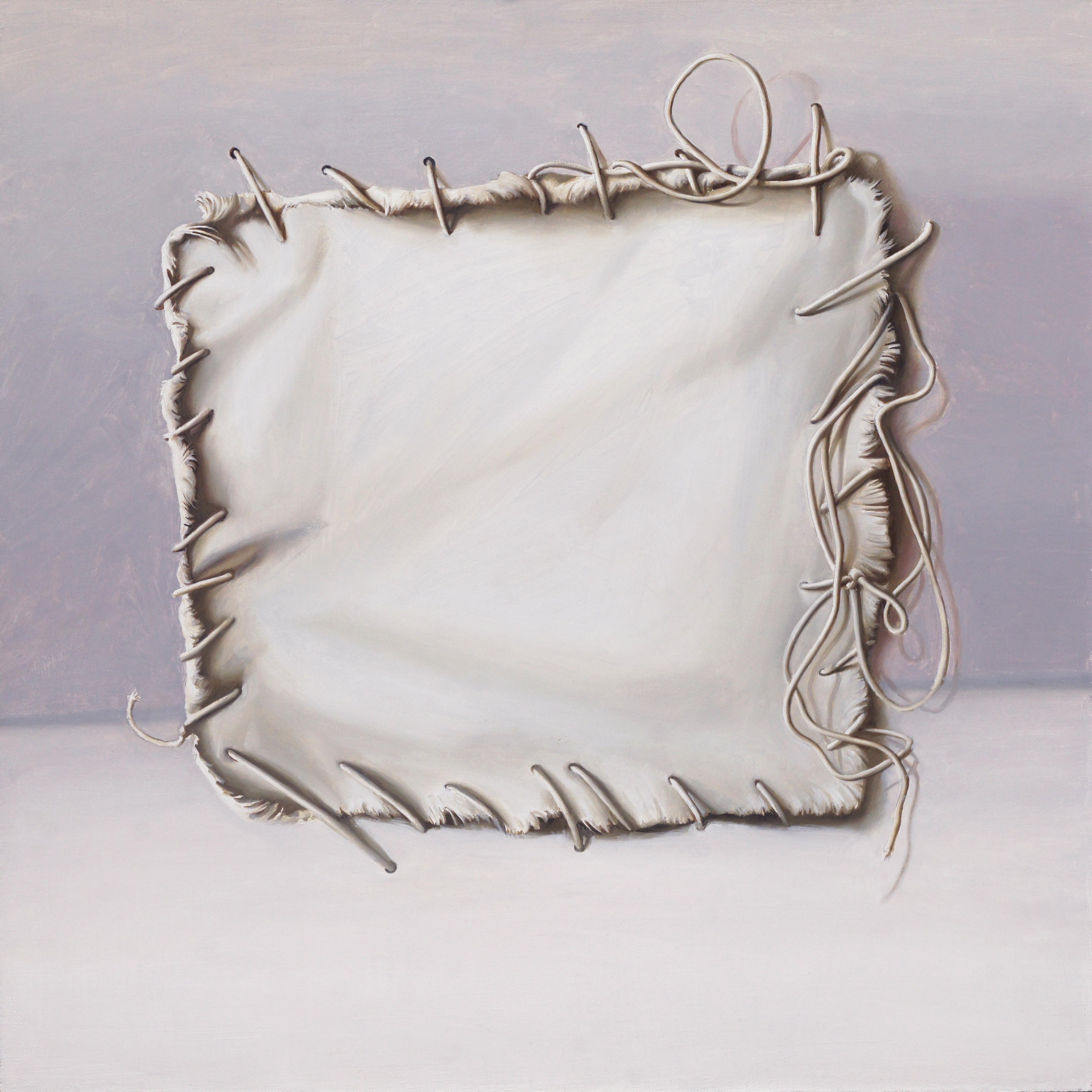 White-19, oil/canvas 50x50cm - Art by Victor Ponomarenko