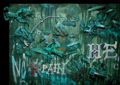 Game-5, Pittura astratta, Acrilico su tela, 2021