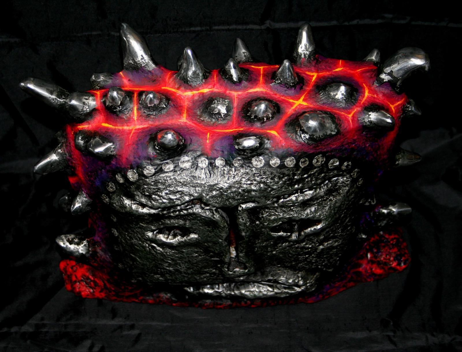 Fiery head - Sculpture by Victor Prodanchuk