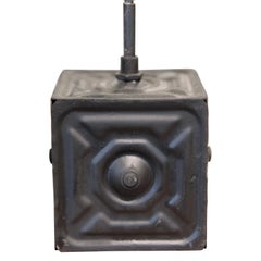 Abstract Surrealist Eyeball and Metal Mixed Media Contemporary Sculpture