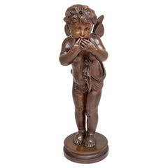 Victor Rousseau "Cupid" Patinated Bronze