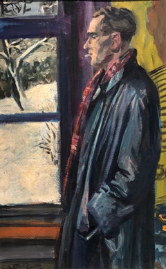 Man in front of the window