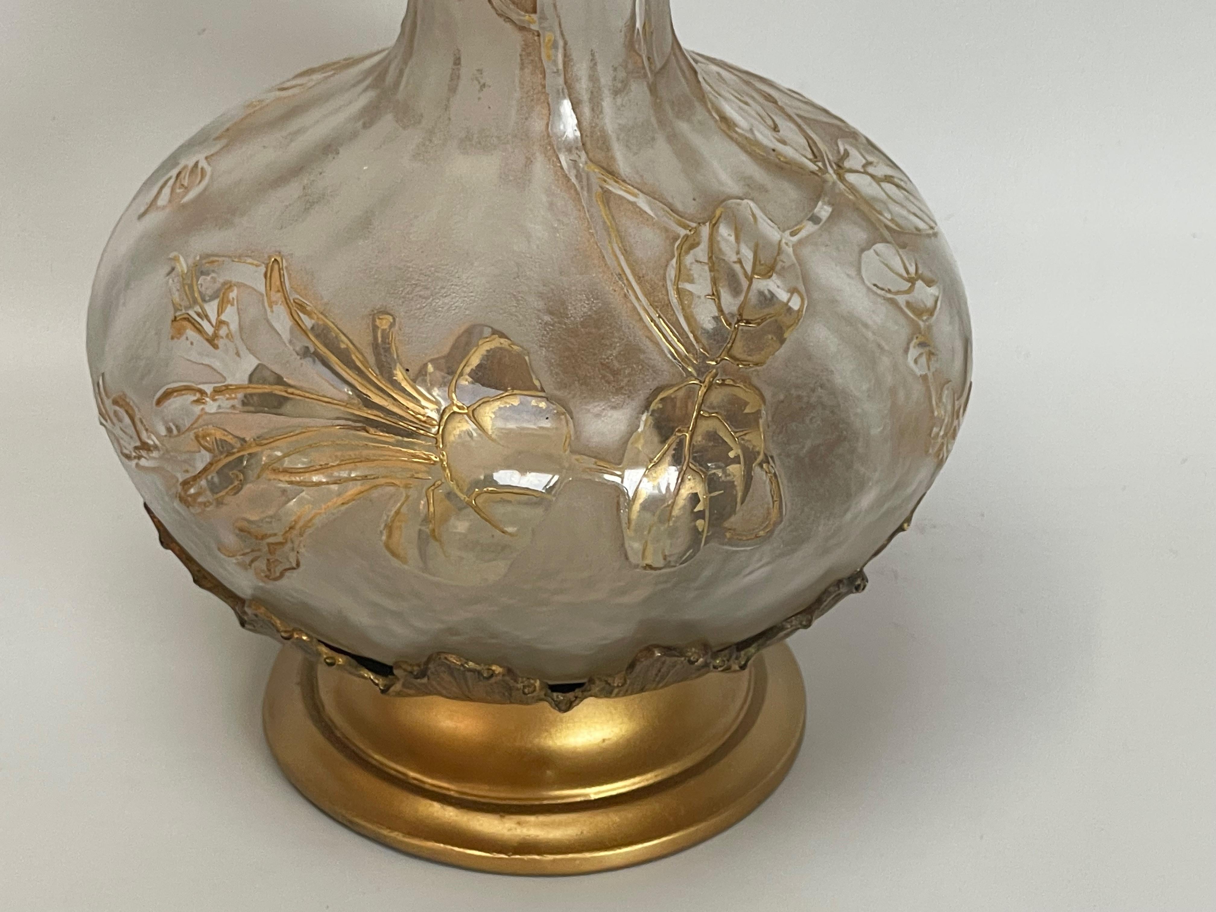 Carafe Art Nouveau de Victor Saglier et Daum Nancy en vente 2