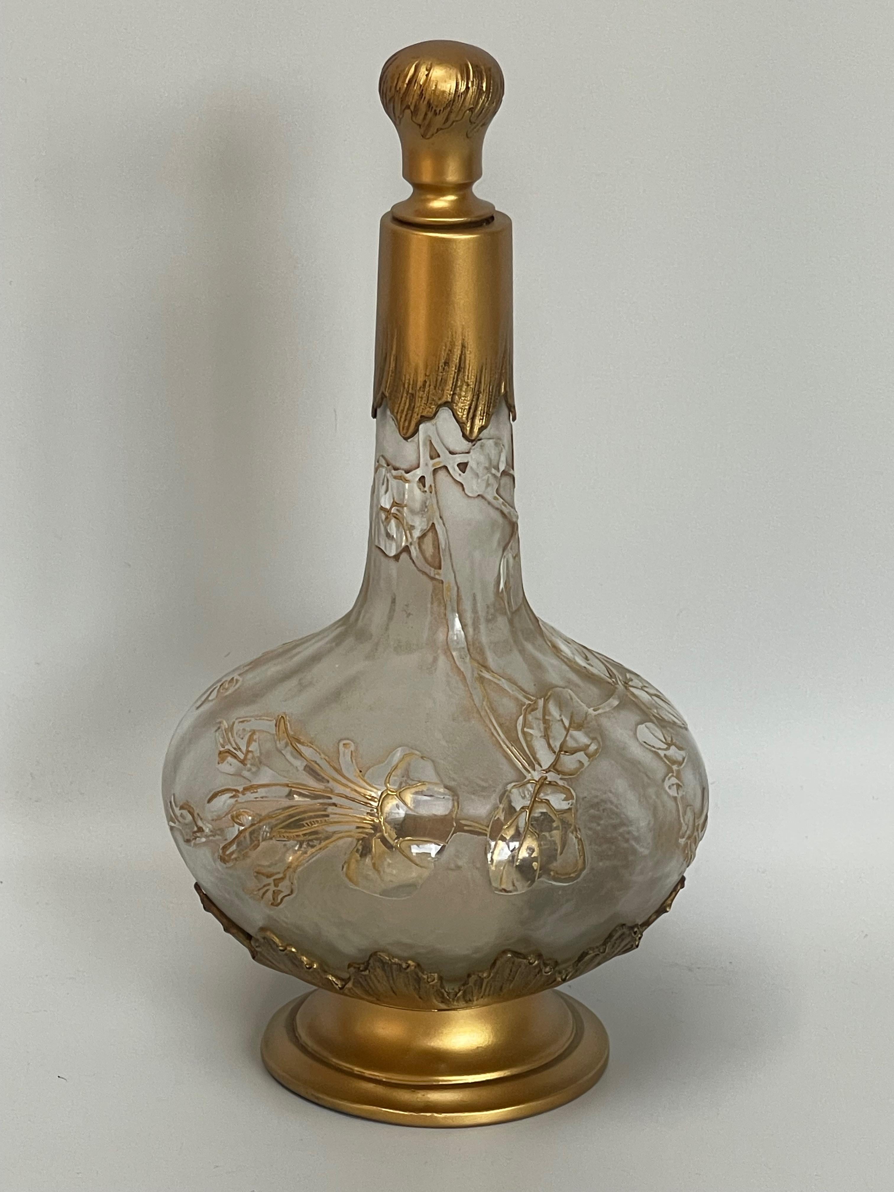 Caraffa Art Nouveau di Victor Saglier e Daum Nancy in vendita 4
