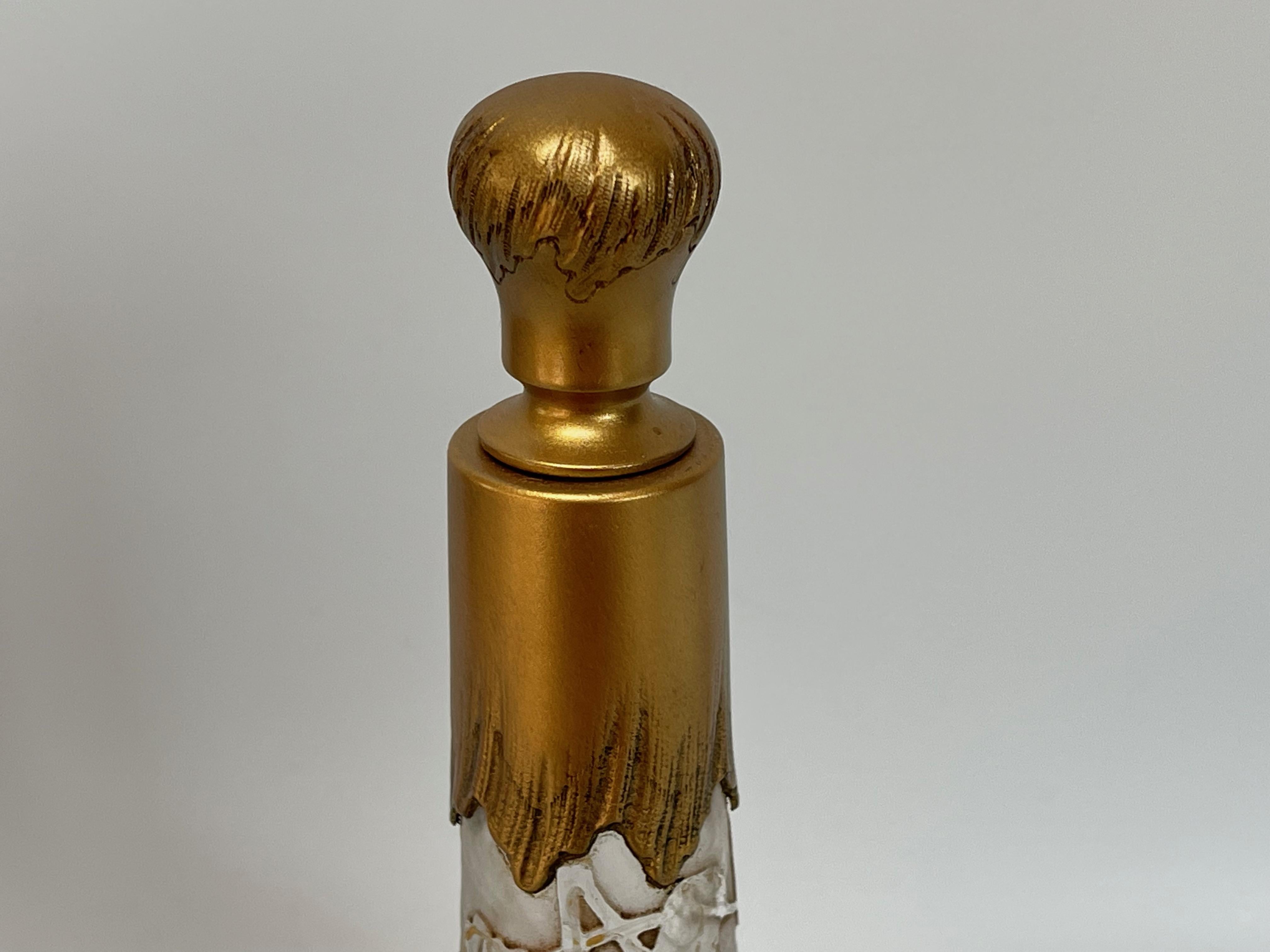 Metal Victor Saglier and Daum Nancy Art Nouveau Carafe For Sale