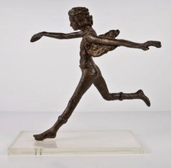 Victor Salmones Bronze Akt Skulptur "Hemden-Schwänze" Signierte Auflage 4/10, Mexiko