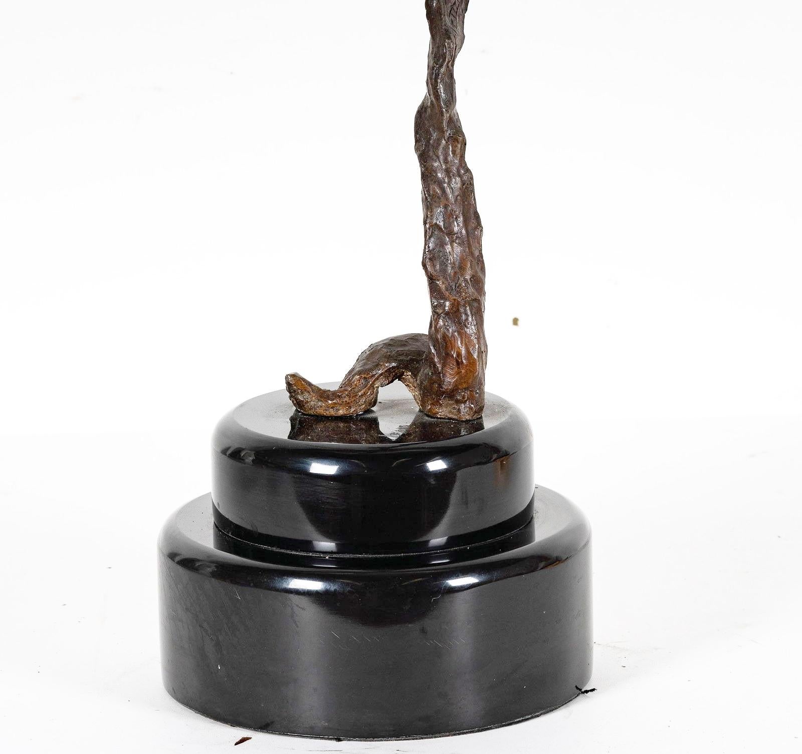 Bronzo Scultura in bronzo di Victor Salmones El Acrobata, firmata e numerata, Messico anni '80 in vendita