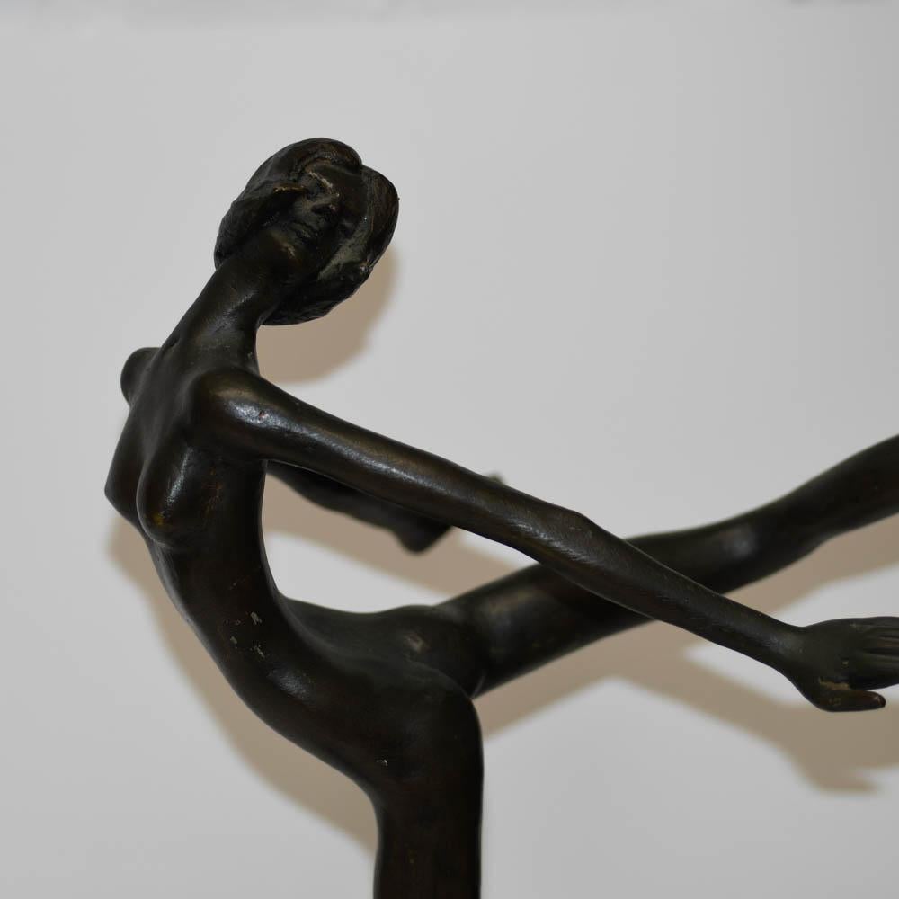 Victor Salmones Sculpture, Bronze Nude Women Sculpture In Good Condition For Sale In Laguna Beach, CA