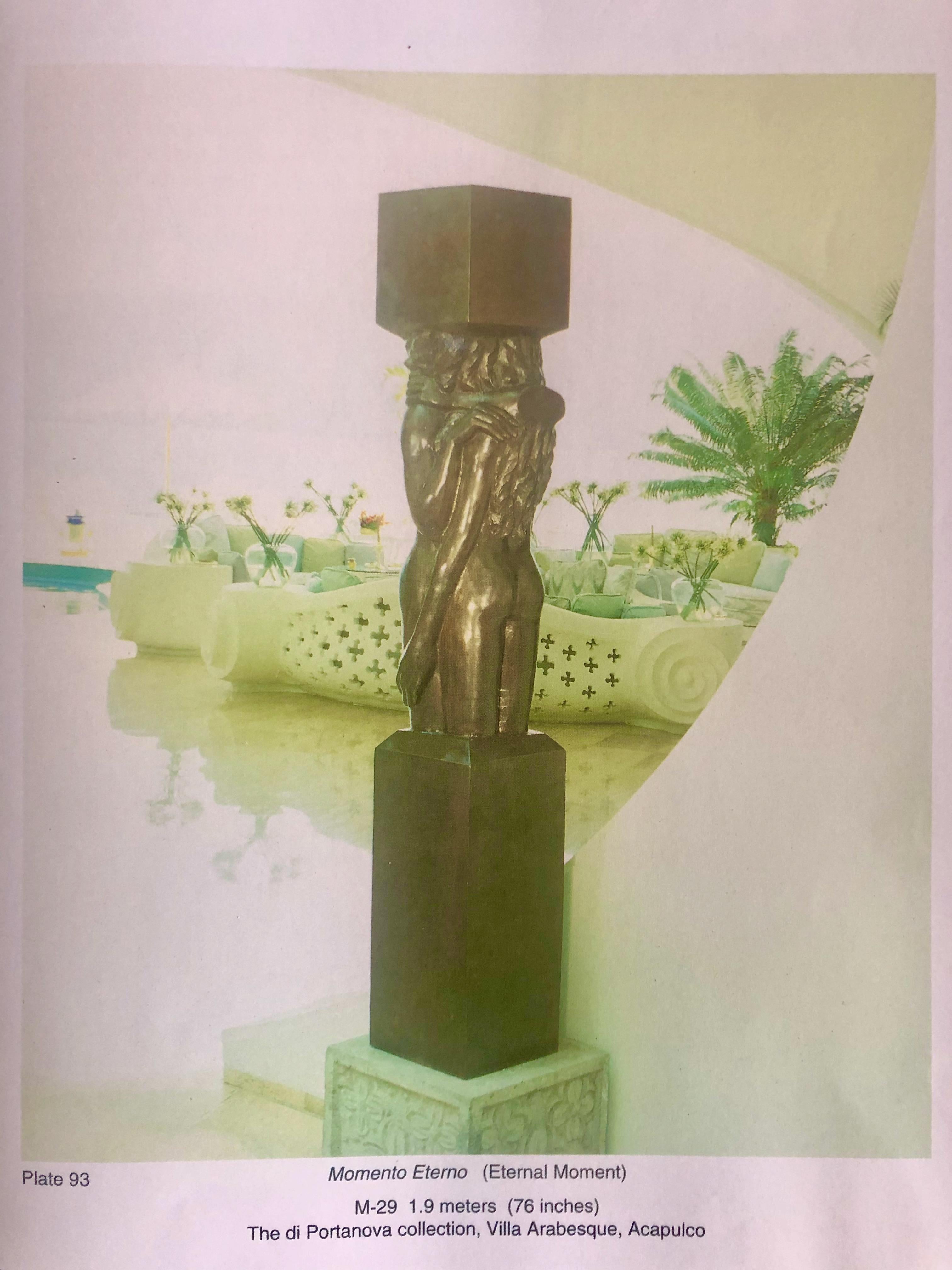  Grande sculpture éternelle en bronze en vente 6