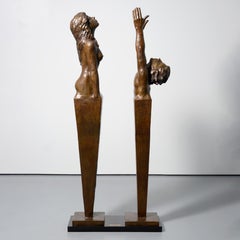 Monumental Victor Salmones THE CHOSEN Sculptures, 78"H