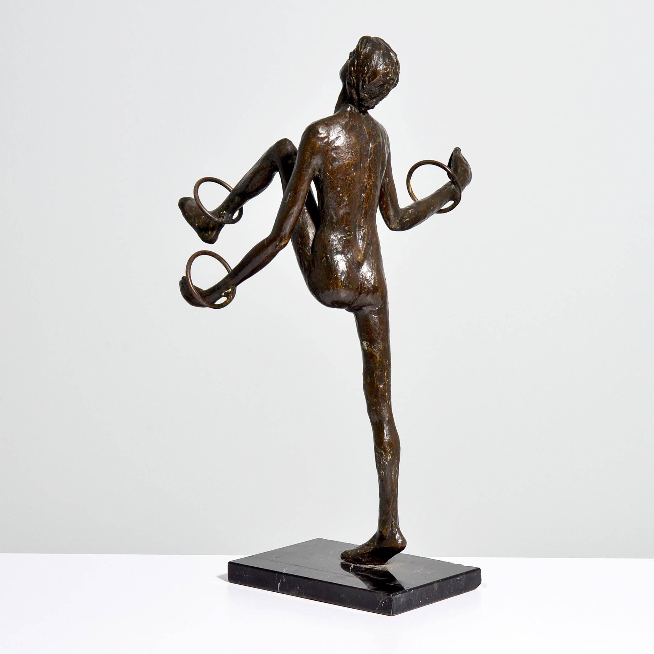 Victor Salmones “Juggler” Bronze Sculpture For Sale 5