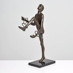 Vintage Victor Salmones “Juggler” Bronze Sculpture