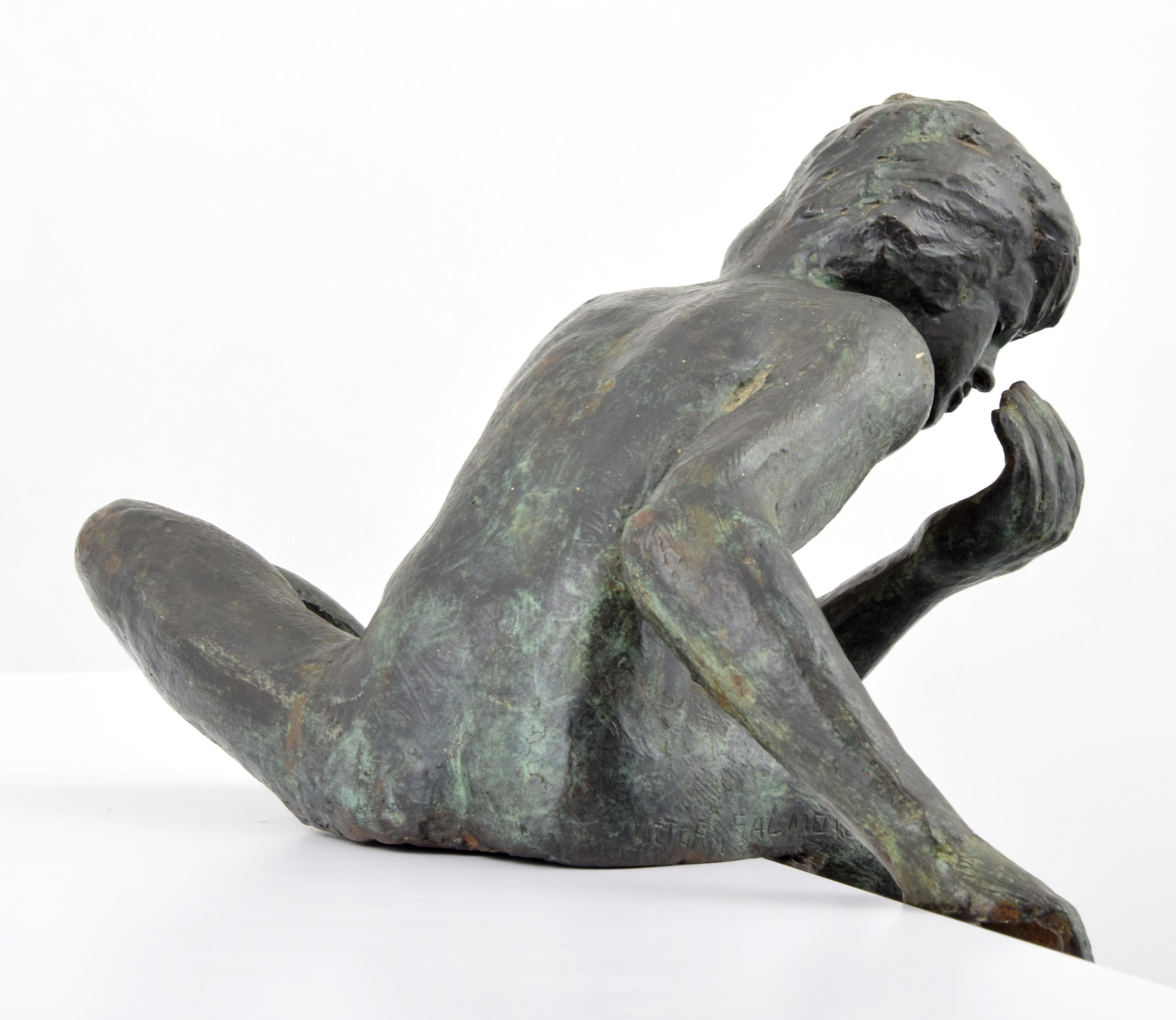  Victor Salmones Nude Figural Sculpture For Sale 2
