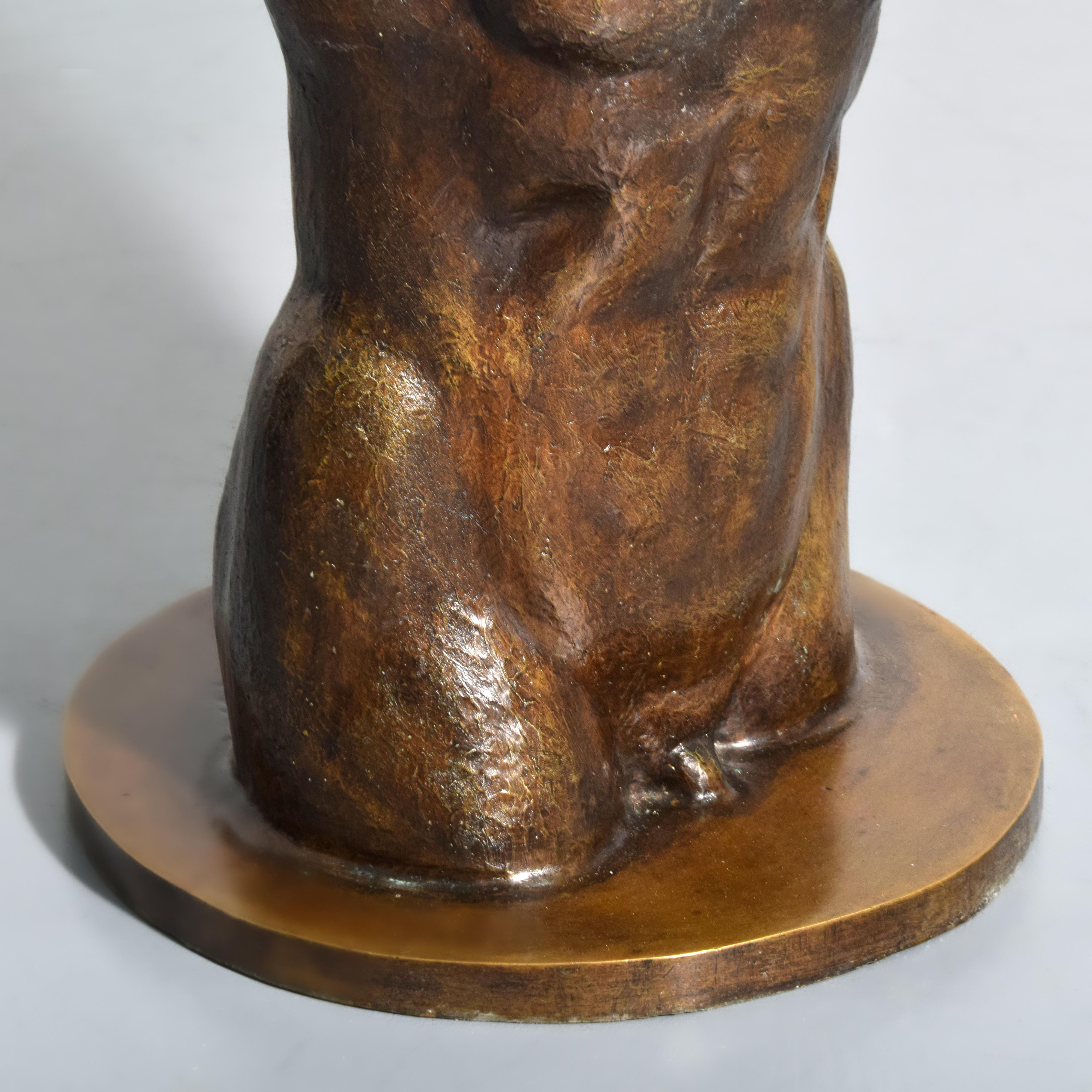 Table de salle à manger/table centrale sculpturale Victor Salmones Torso en bronze, A/P en vente 4