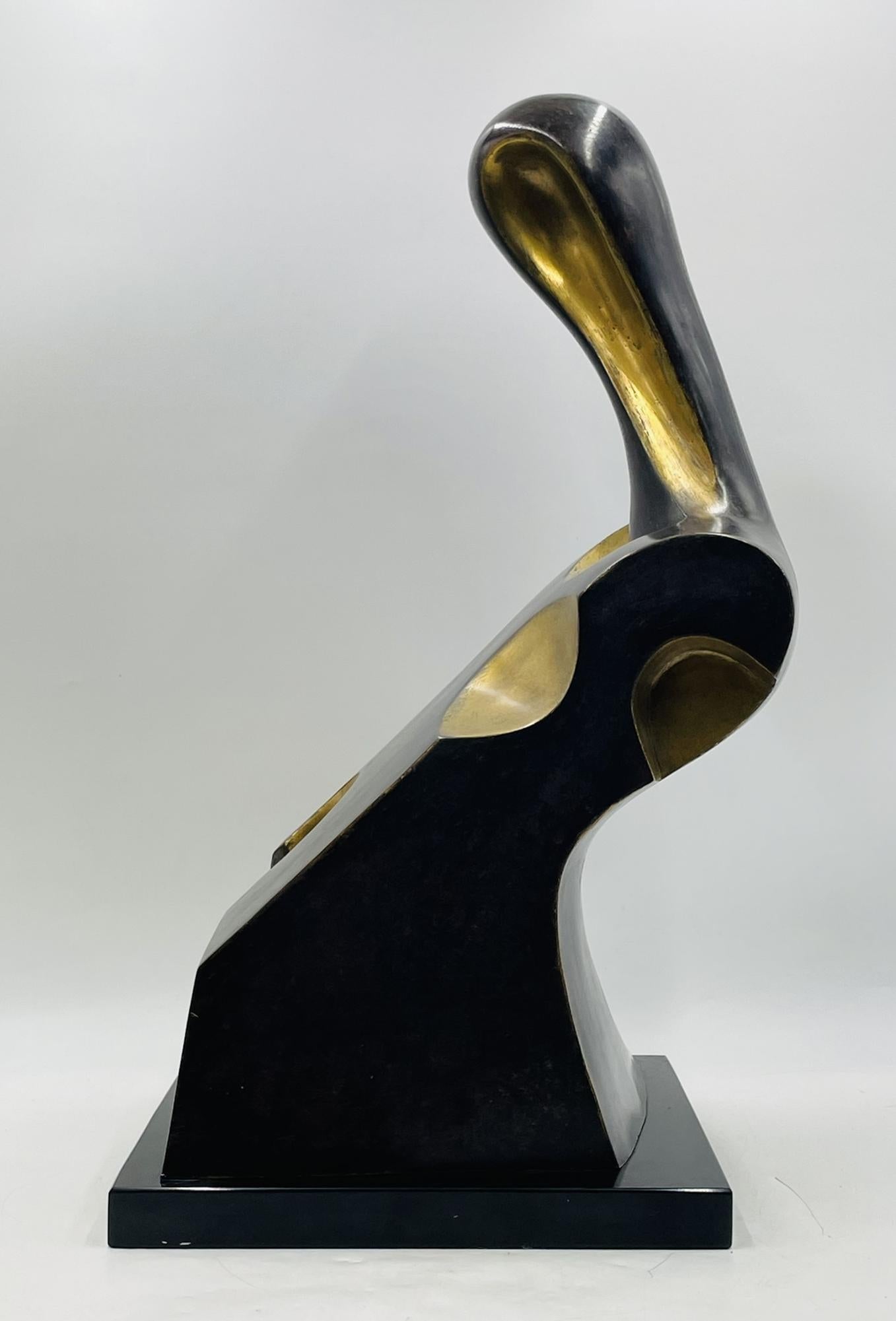 Victor Salmones Escultura de Bronce Firmada, Prueba de Artista, México Siglo XX en venta 5