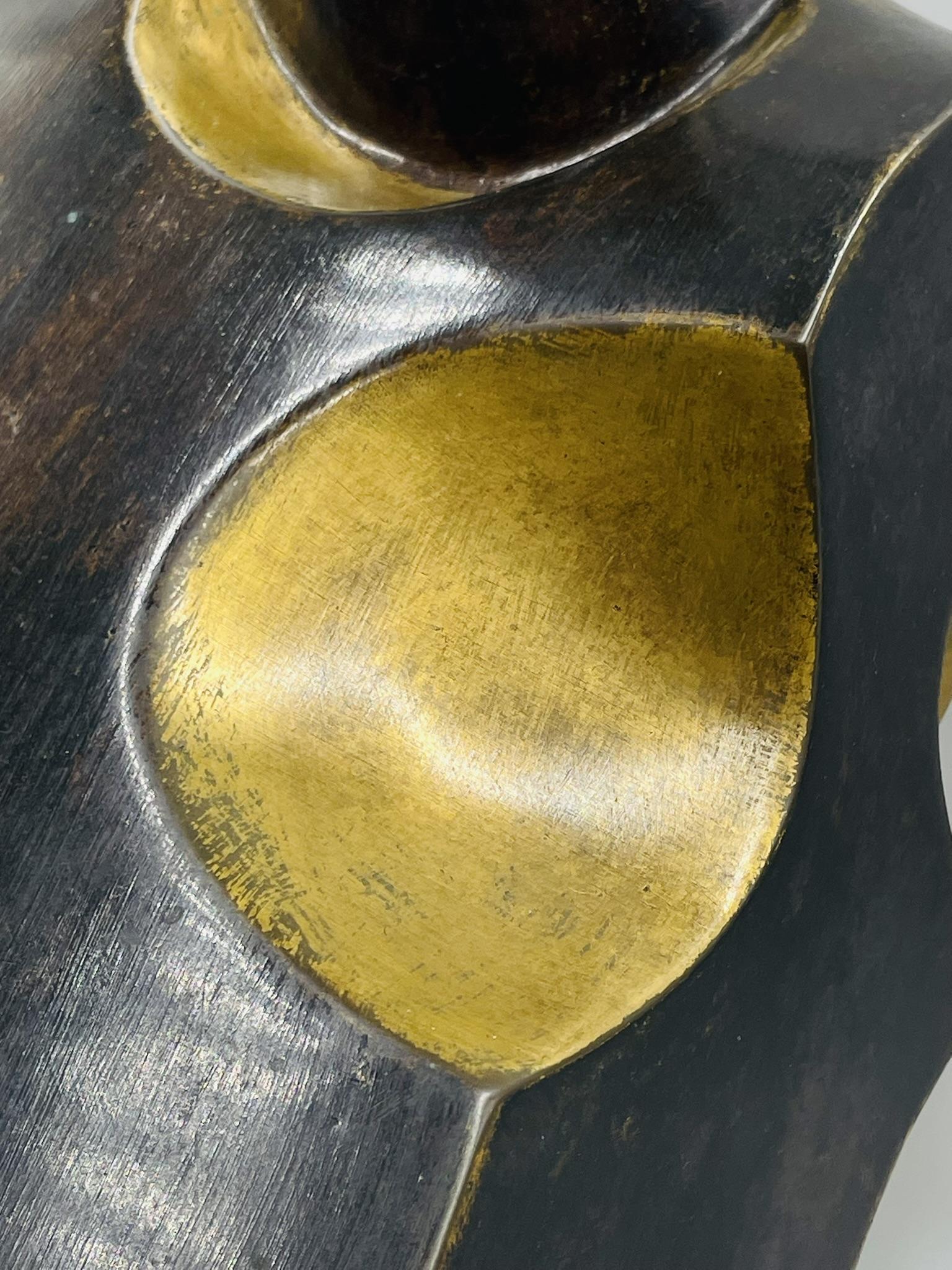 Victor Salmones Escultura de Bronce Firmada, Prueba de Artista, México Siglo XX en venta 9