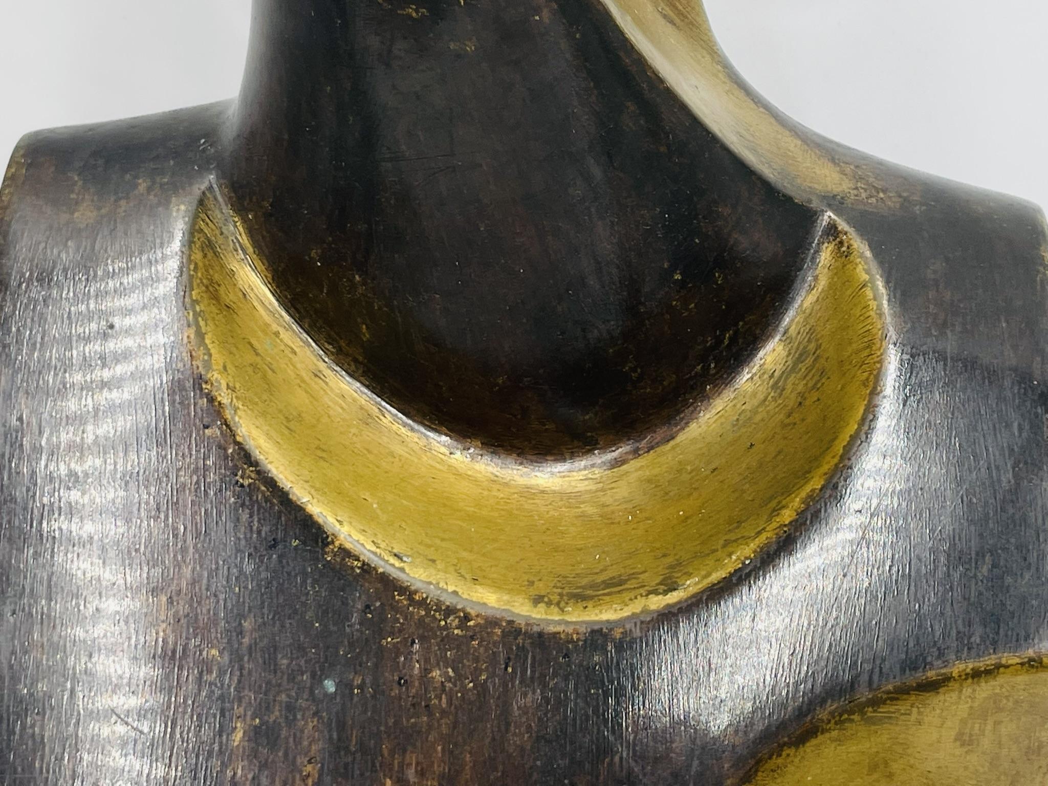 Victor Salmones Escultura de Bronce Firmada, Prueba de Artista, México Siglo XX en venta 10