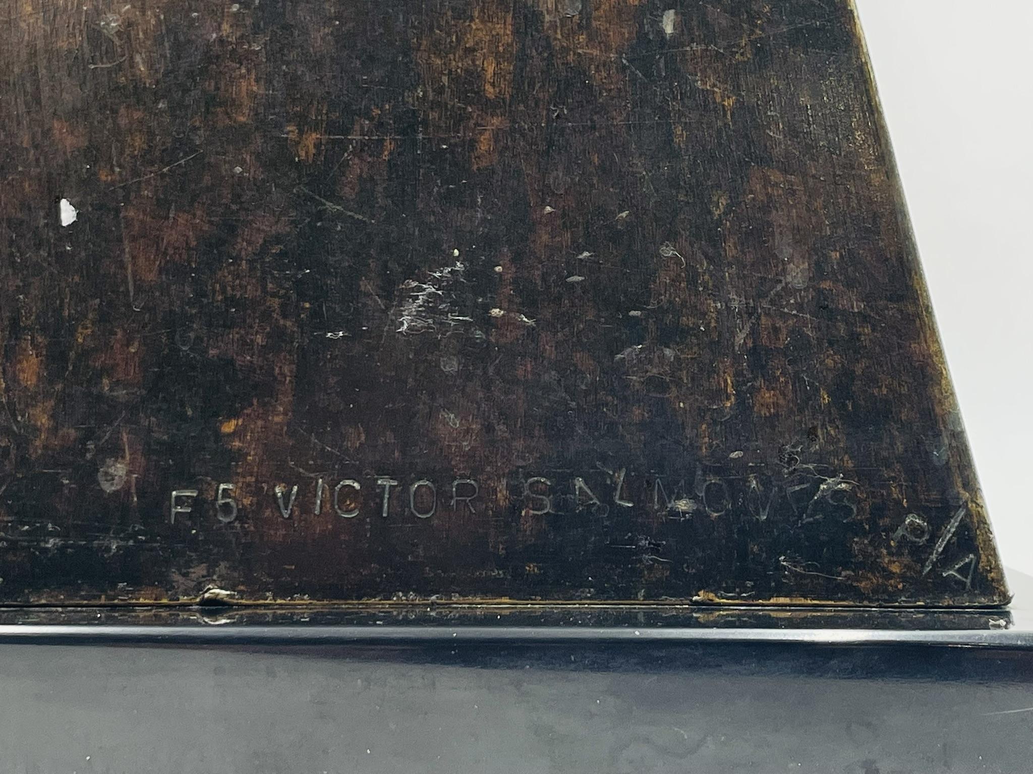 Victor Salmones Escultura de Bronce Firmada, Prueba de Artista, México Siglo XX en venta 12