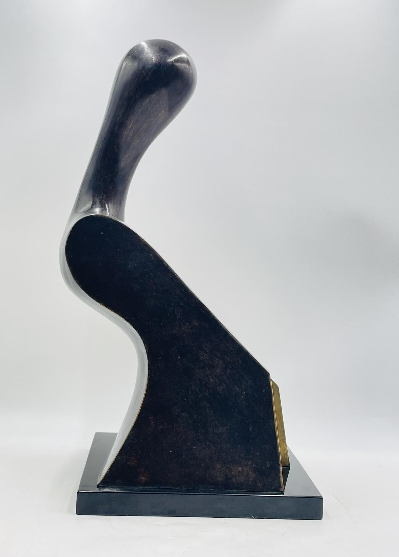 Victor Salmones Escultura de Bronce Firmada, Prueba de Artista, México Siglo XX Moderno orgánico en venta