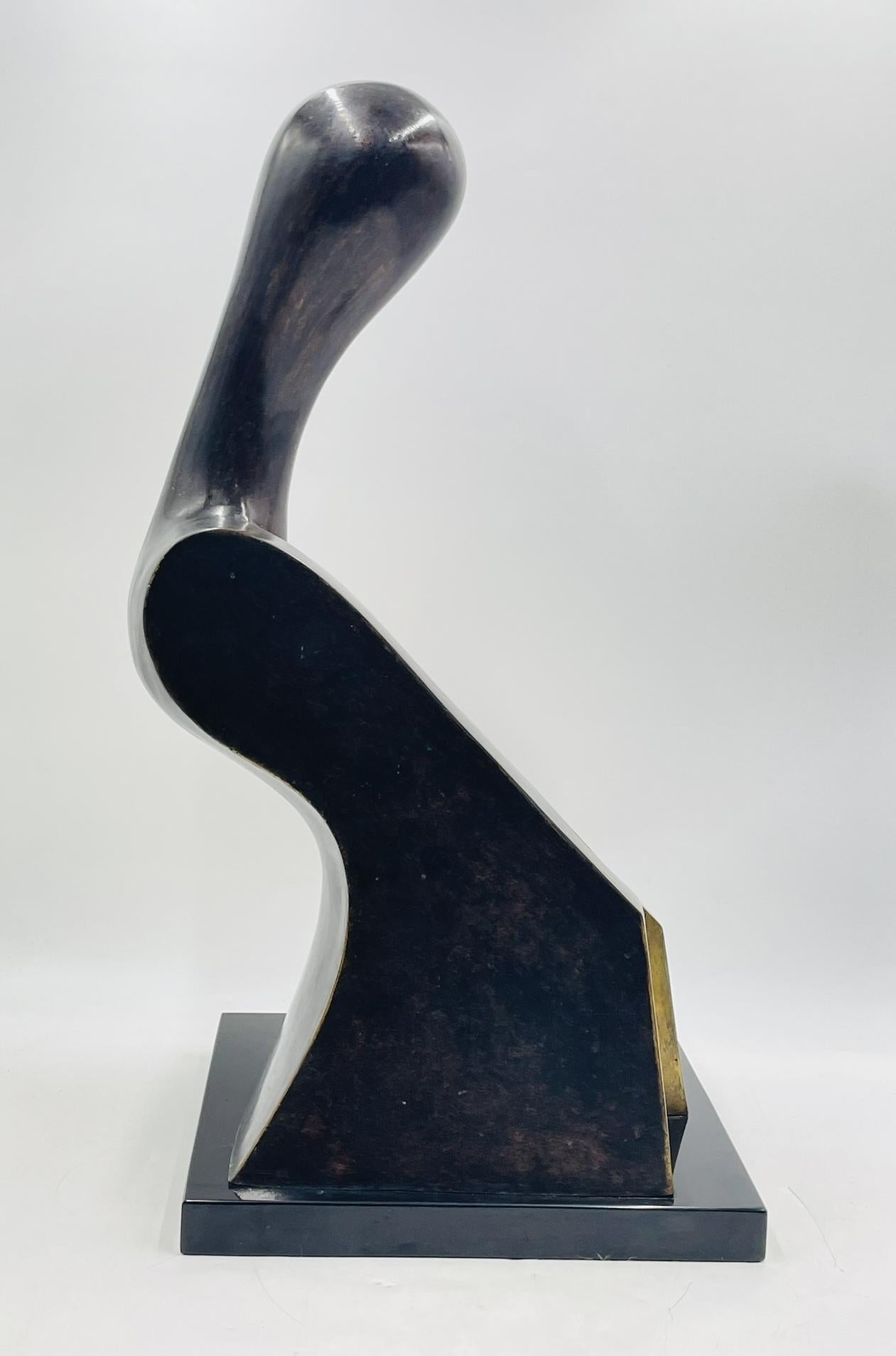 Victor Salmones Escultura de Bronce Firmada, Prueba de Artista, México Siglo XX finales del siglo XX en venta