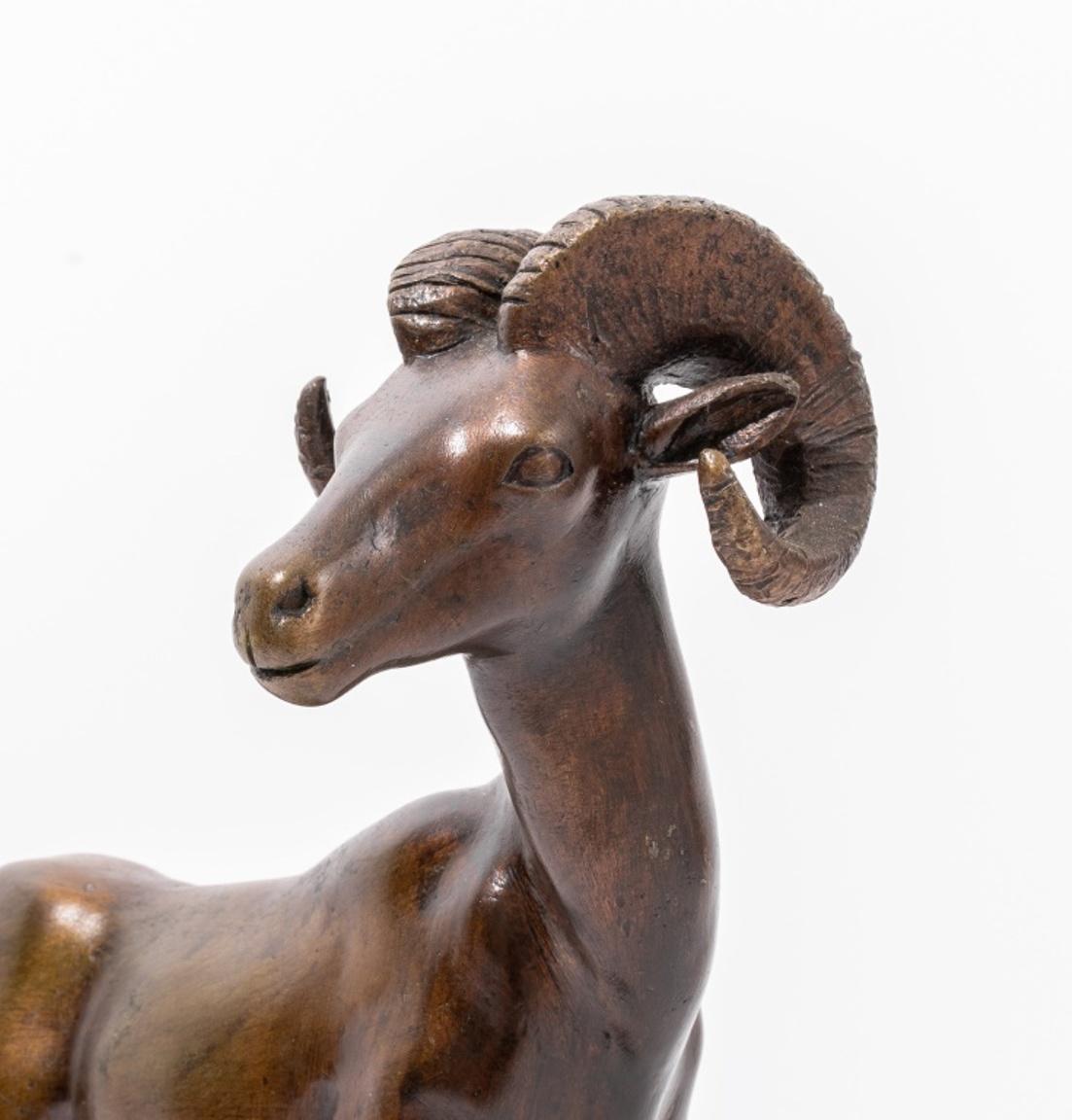 Victor Salmones the Ram Bronze Sculpture 5