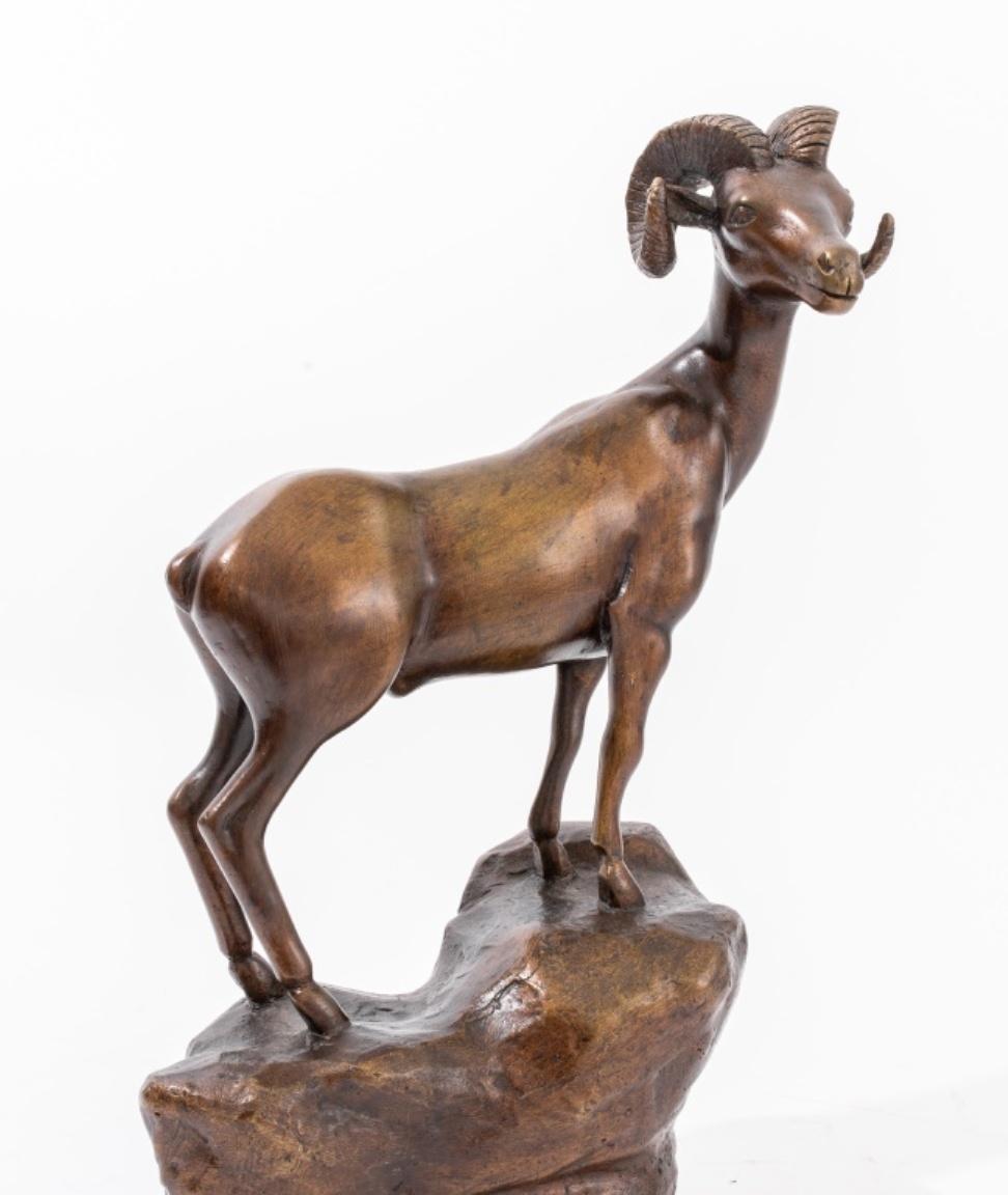 Victor Salmones - Sculpture de bélier en bronze 2