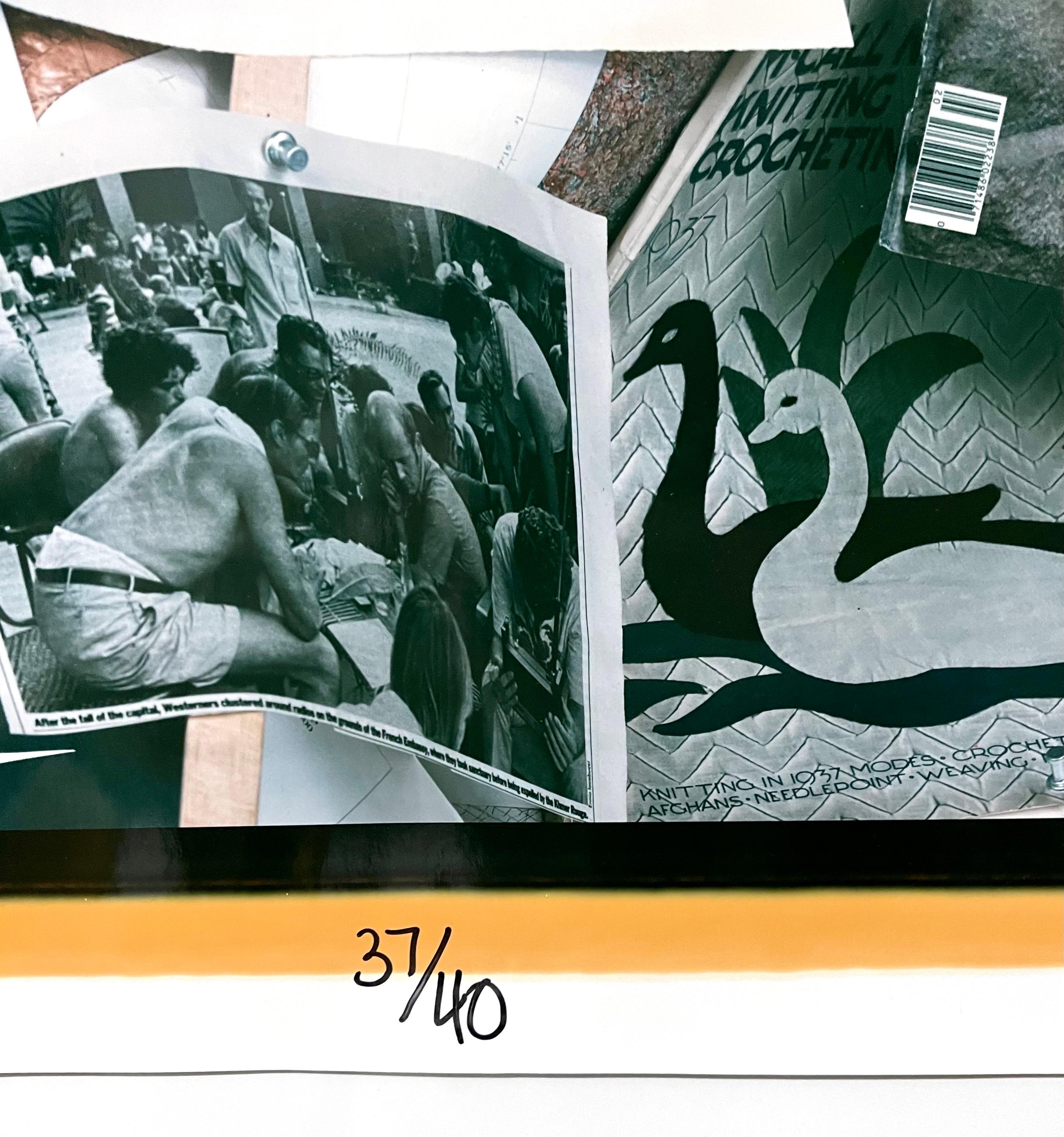 Großformatige Polaroid-Fotografie Stillleben Farb-Fotodruck Betty Hahn Kunst – Photograph von Victor Schrager