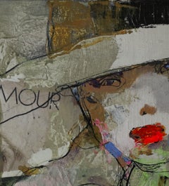 Lady Glamour, Técnica mixta sobre lienzo