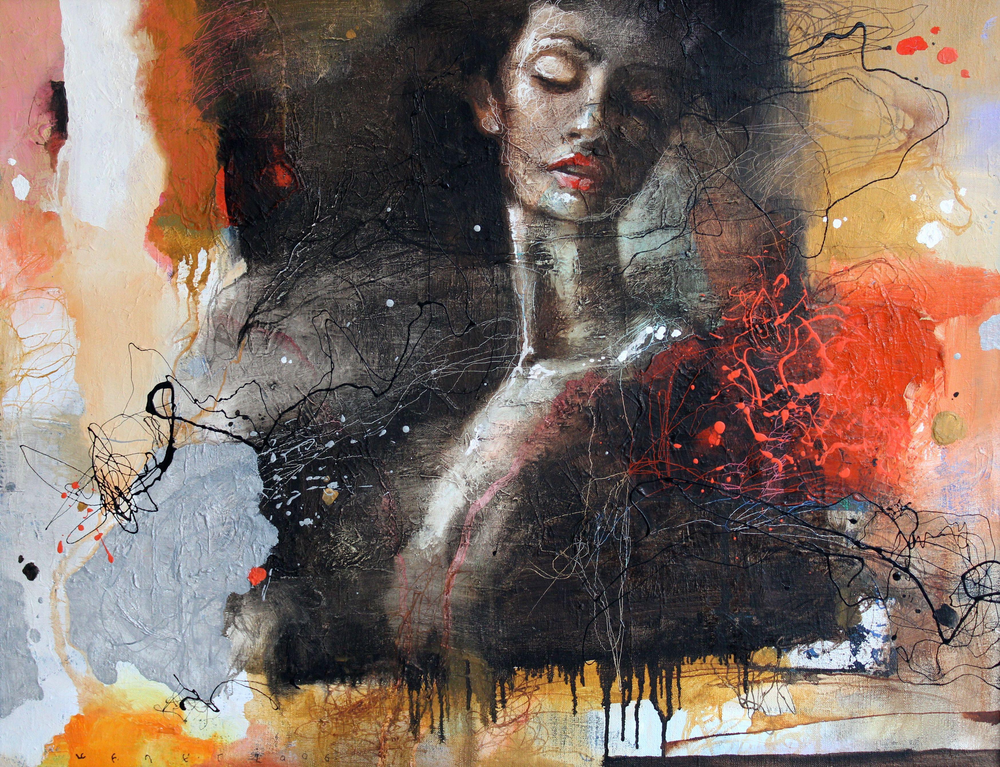 Sublimation or weightlessness. 2006, canvas, oil, 70x90 cm