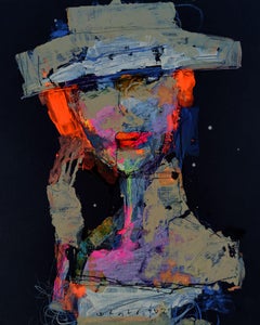 SUGAR LIPS, Painting, Acrylic on Paper