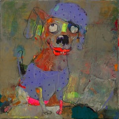 ""ARTdoggy" "Nighty night"", Pittura, Olio su tela