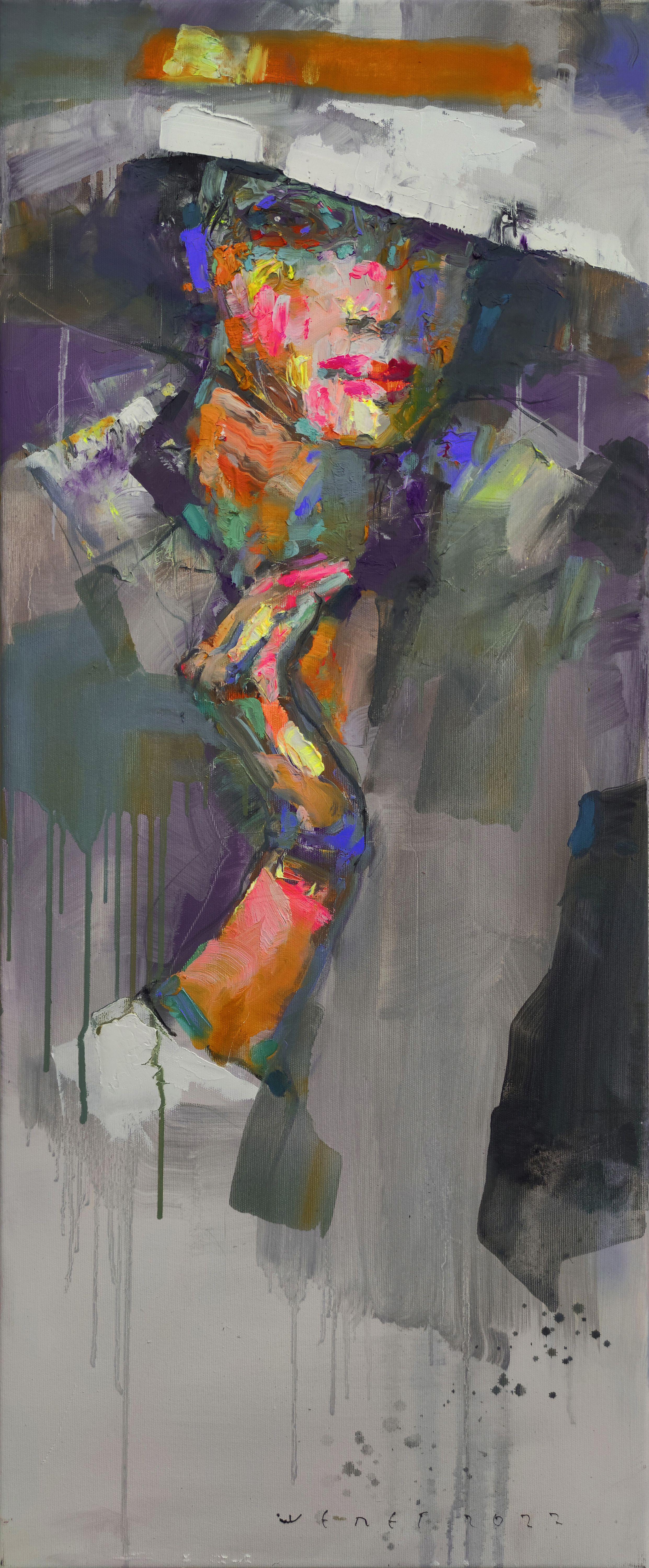 SERIE DI DIPINTI "SUMMER VIBES" "FIRST FEELING", Pittura, Olio su tela - Painting di Victor  Sheleg