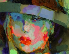 Series of paintings "Summer vibes" "Second Feelin, Painting, Oil on Canvas