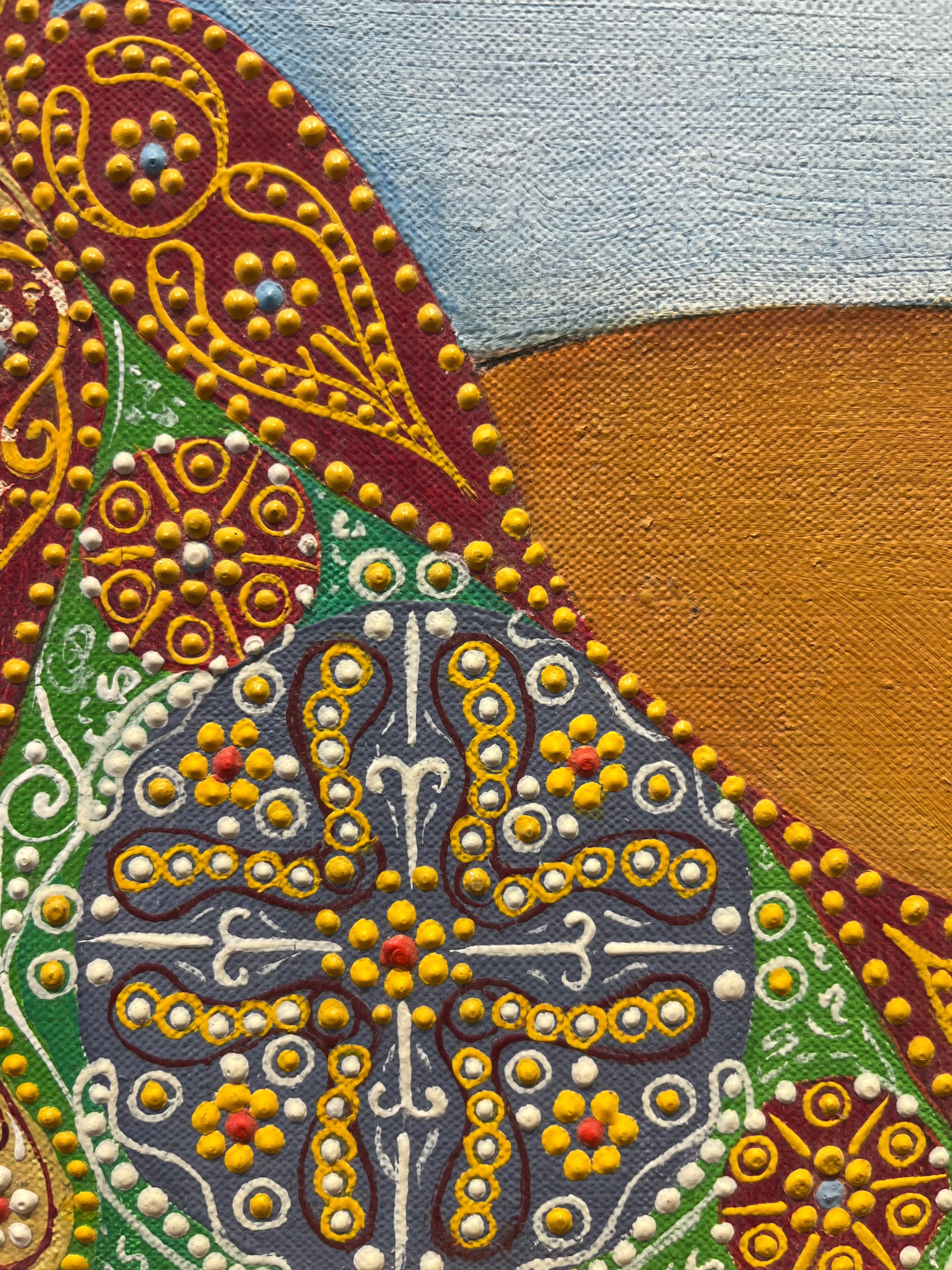 Bouddha - Painting de Victor Simon