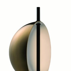 Victor Vaisilev Brass Table Lamp 'Superluna' by Oluce