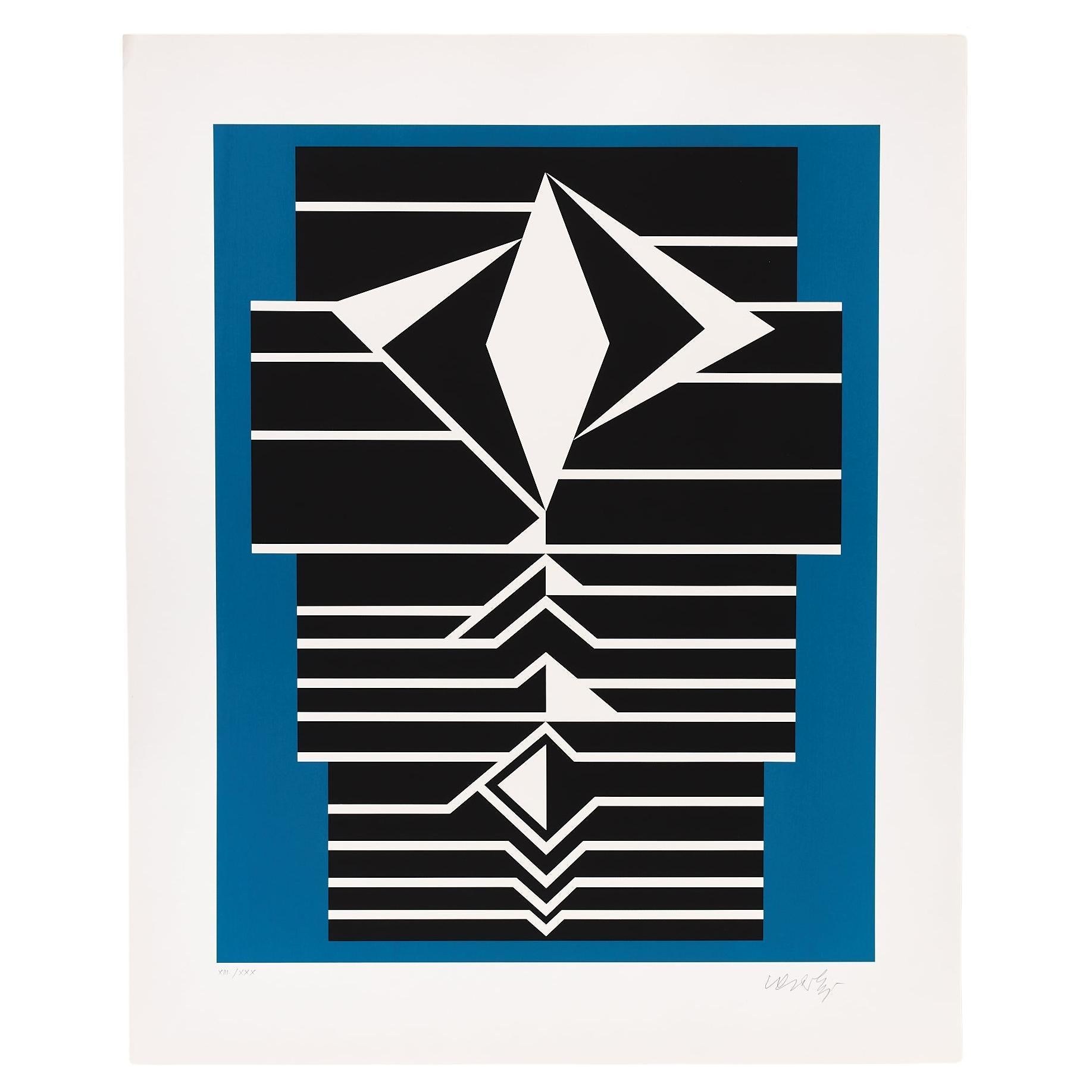 Victor Vasarely (1906 - 1997) - Les Années Cinquante, 1989 in vendita