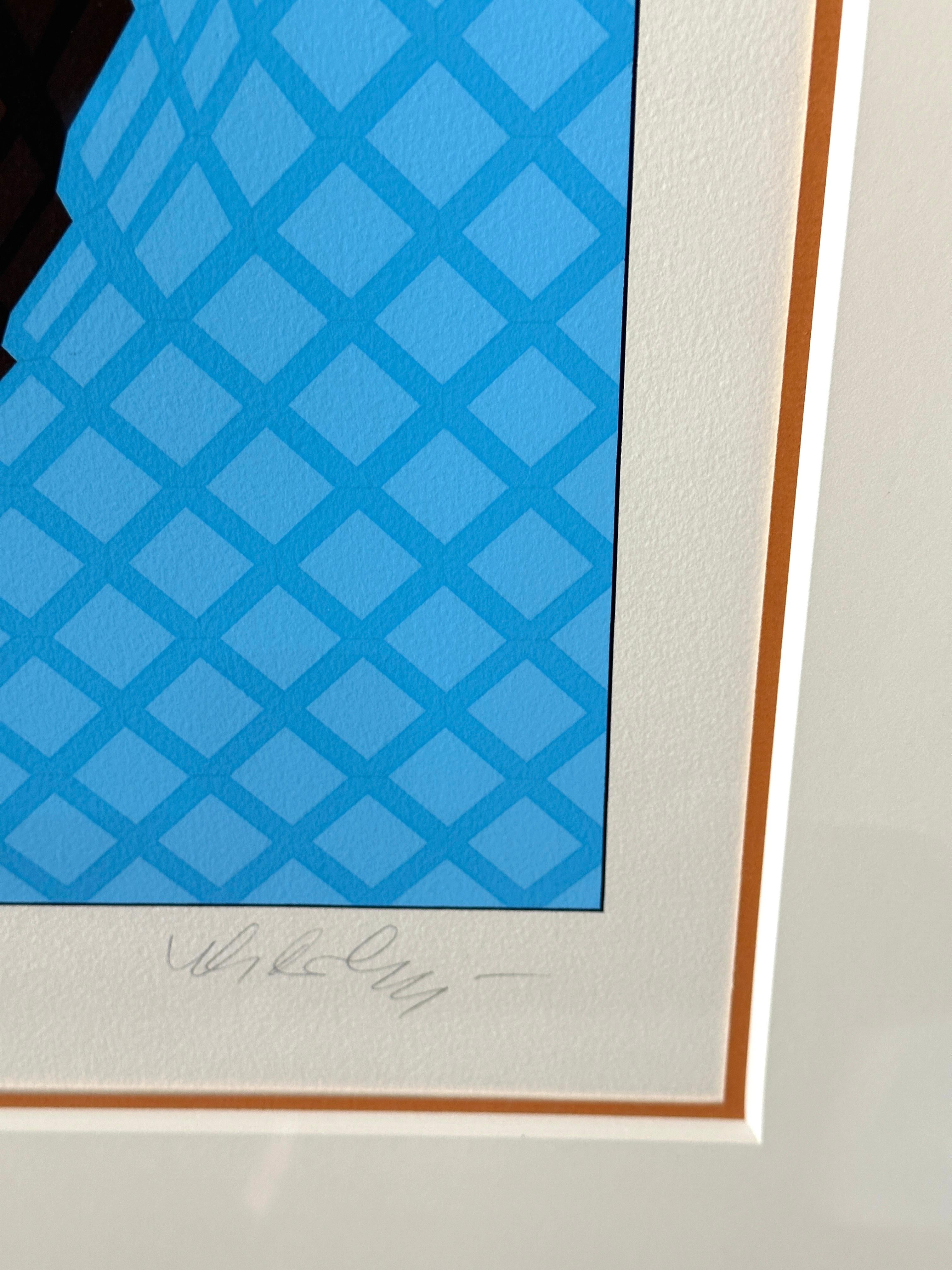 Victor Vasarely 1976 Koskota Siebdruck Signiert und nummeriert im Angebot 2