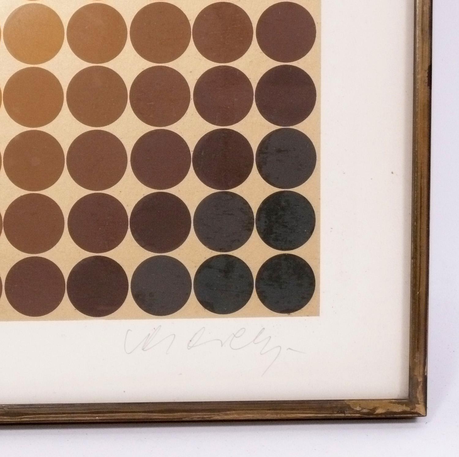 Victor Vasarely Abstrakte Farbe Siebdruck 27