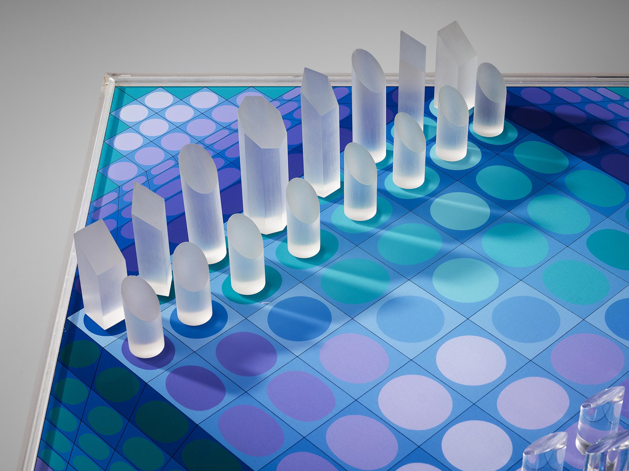 victor vasarely chess board
