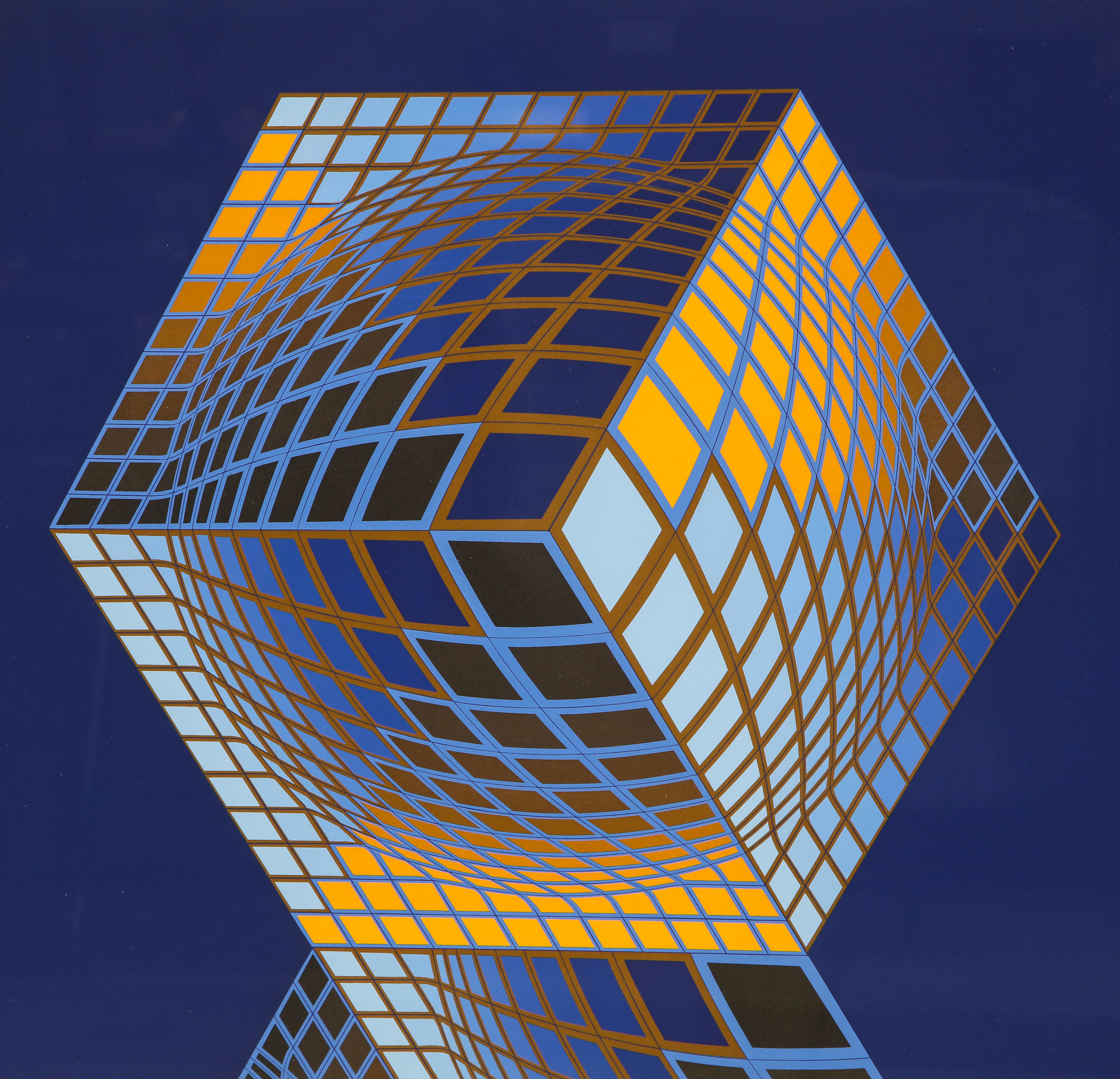 Hungarian Victor Vasarely Artwork