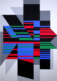 Victor Vasarely Attika Signed Op Art Geometric Modern Serigraph 228/300 Framed