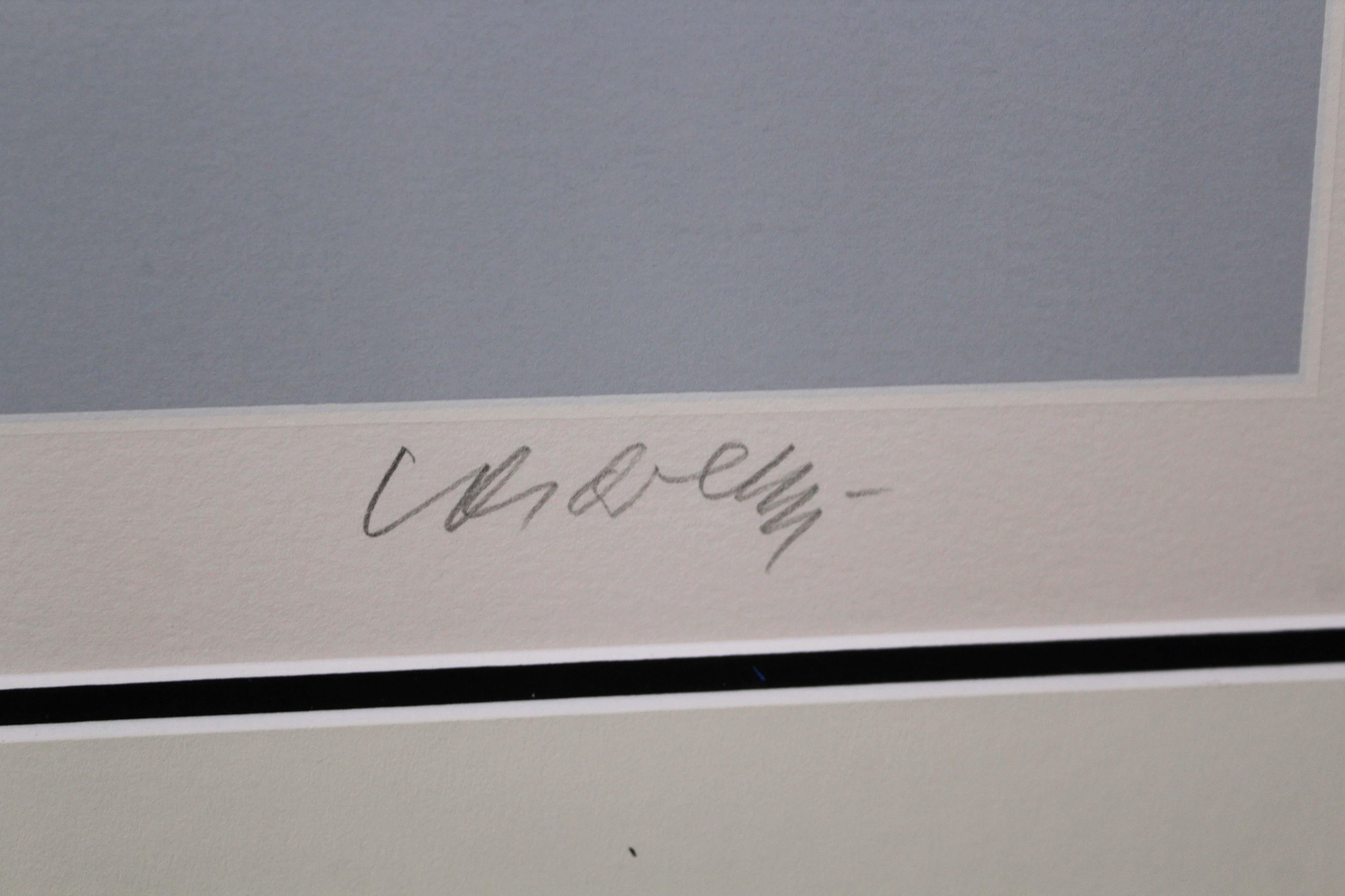 Victor Vasarely Attika Signed Op Art Geometric Modern Serigraph 228/300 Framed 4