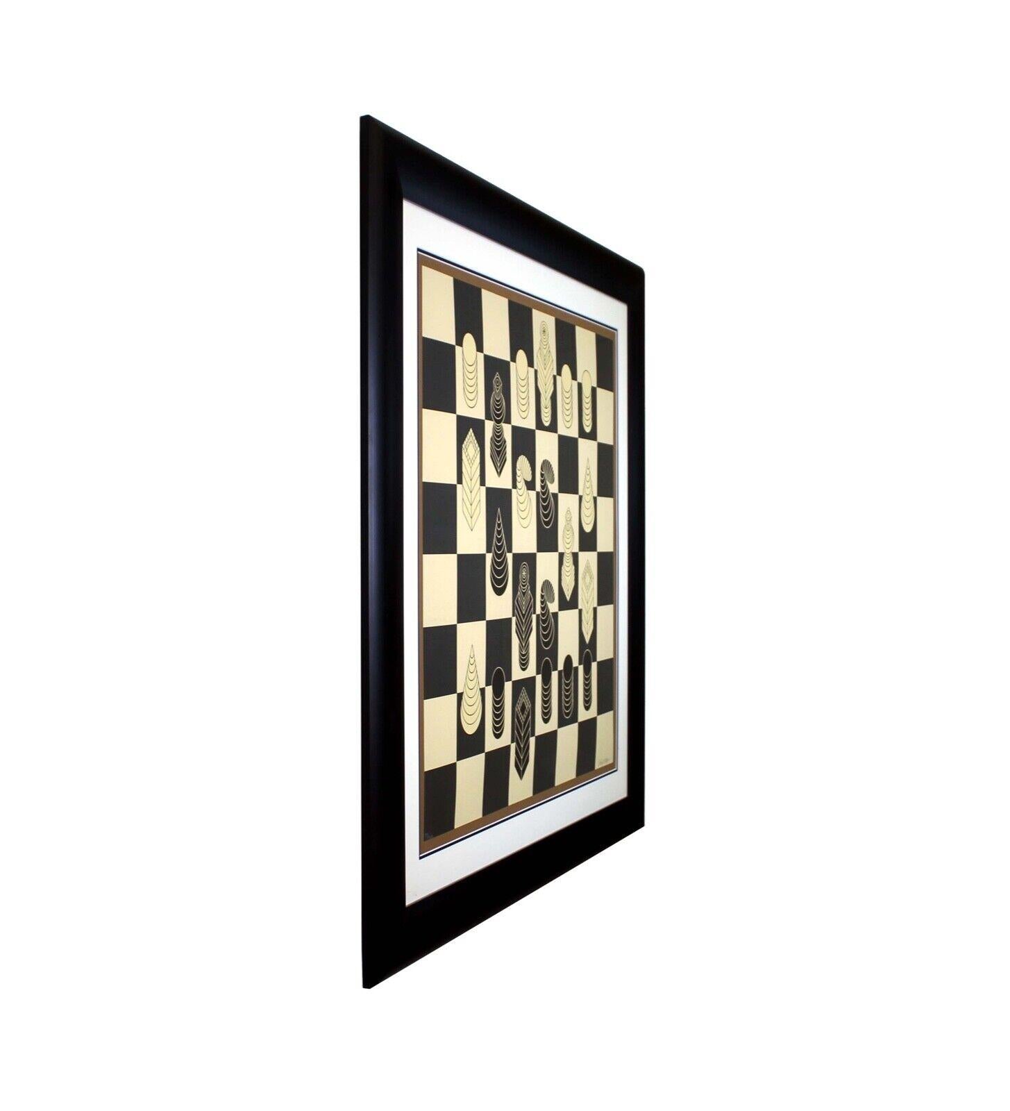 the chess board victor vasarely