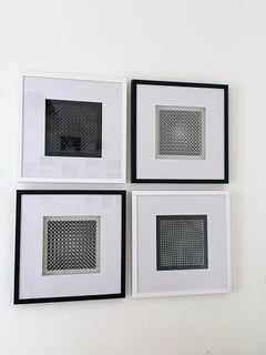 Victor Vasarely Cinetique Oeuvres Profondes 1-4 Switzerland, 1973