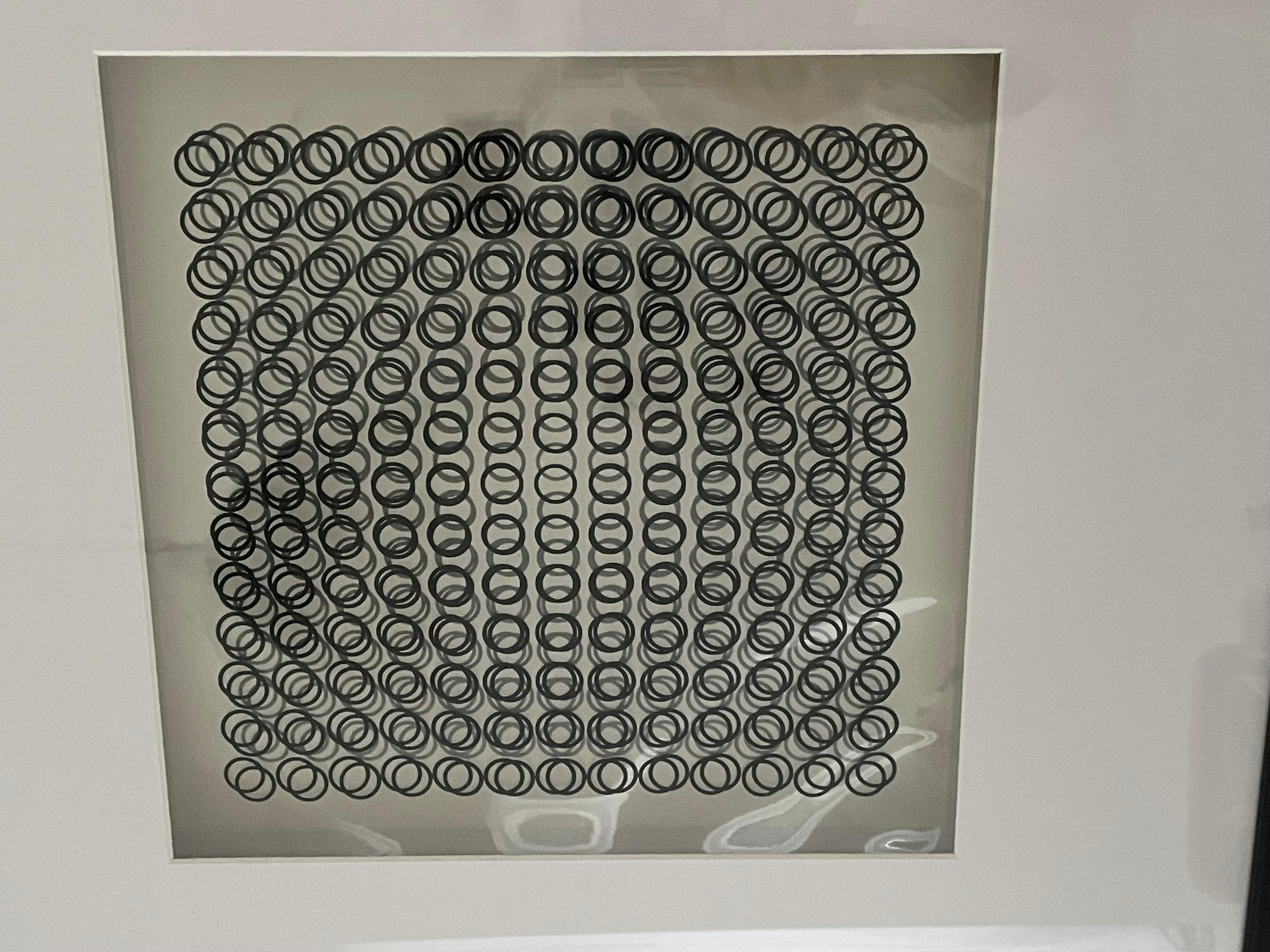 Swiss Victor Vasarely Cinetique Oeuvres Profondes 1-4 Switzerland, 1973 For Sale